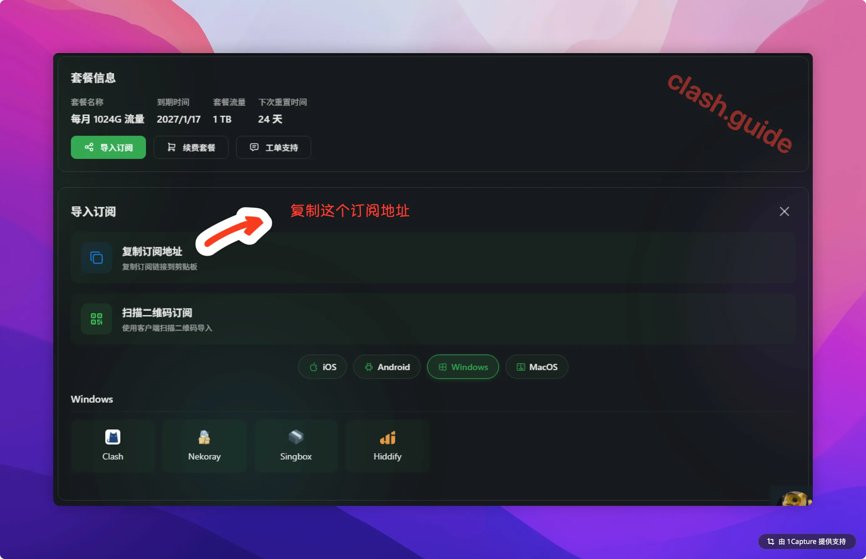 FlClash 开启系统代理