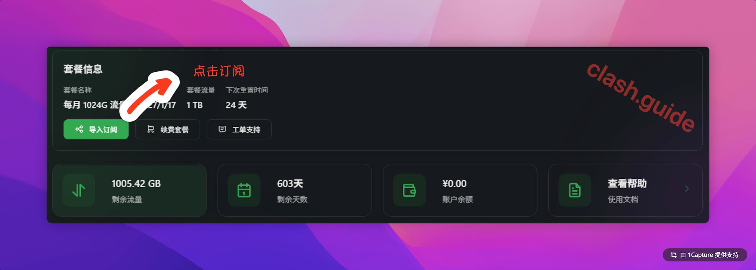 Clash Verge Rev 主界面概览