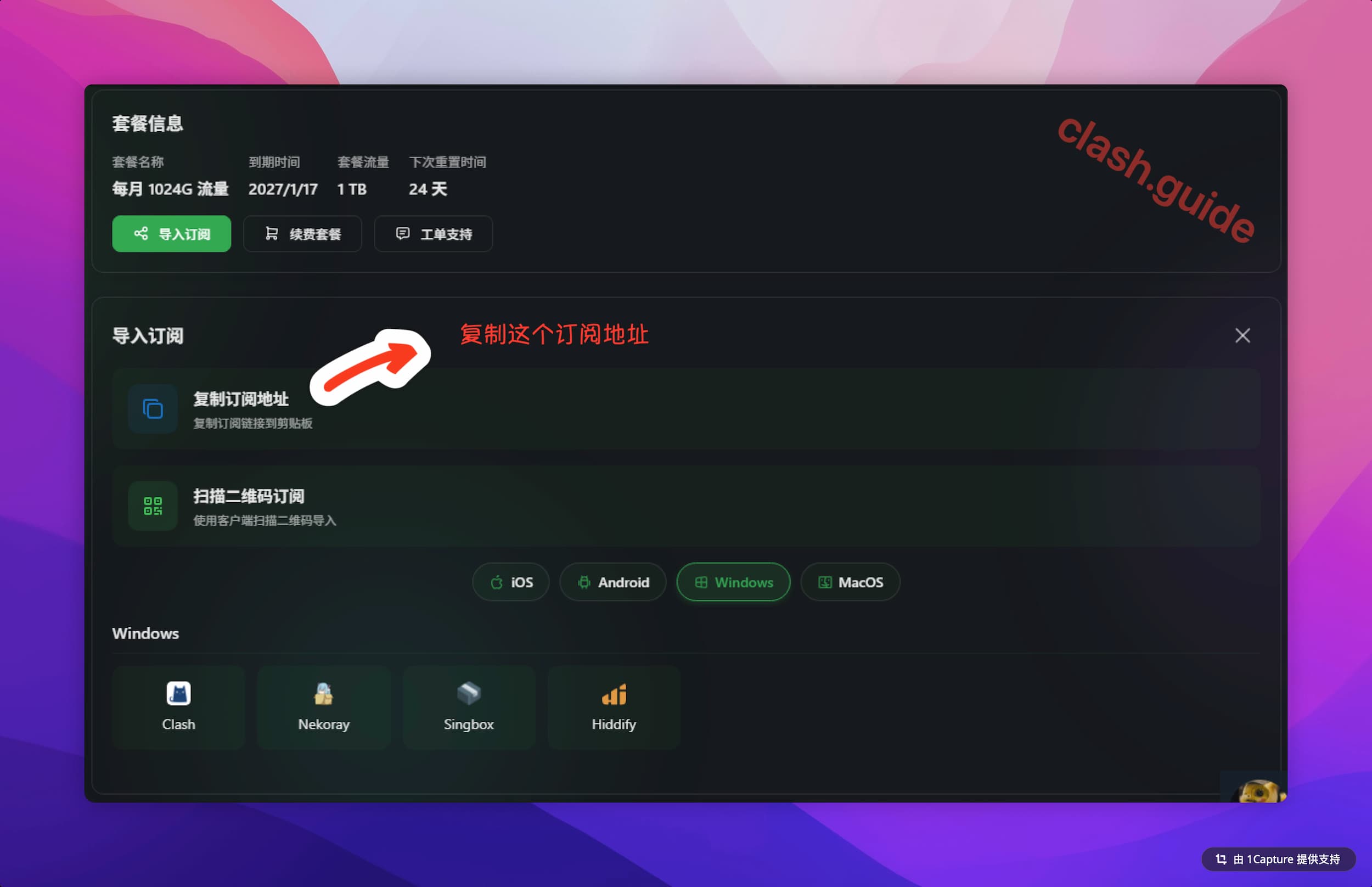 Clash Verge Rev 主界面概览
